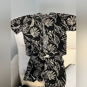 H&M Matching linen top and shorts set for toddler (2T)